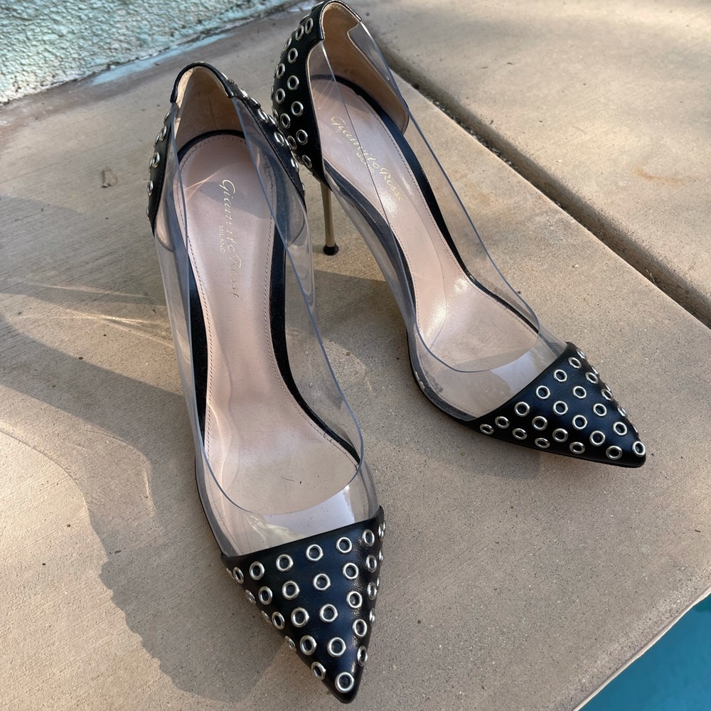 Gianvito Rossi - Plexi 105mm pumps 40.5